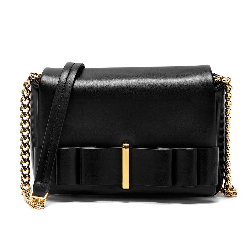 CHCH Red Shoulder Bag Summer New Women s Banquet Bag Simple Flip Small Square Bag чёрный
