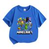Kids Boys Girls Crew Neck Short Sleeve T-Shirt, 100% Cotton Retro Game Character Printed Casual Soft Tees for Children Everyday Wear Top