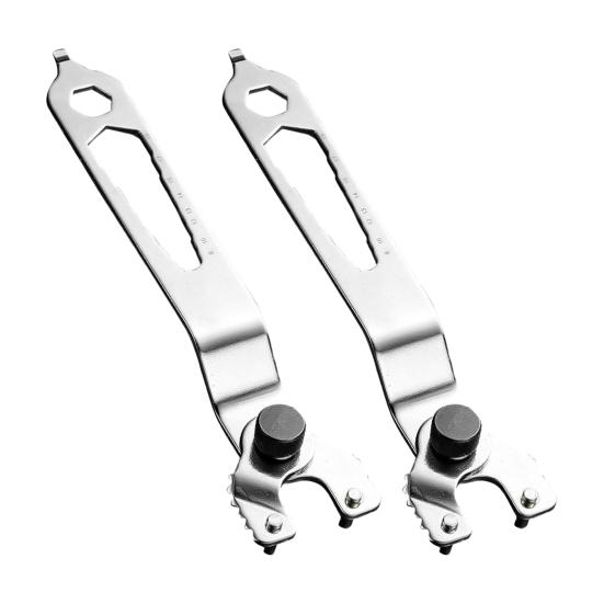1/2Pcs Angle Grinder Wrench Multi-Specification Integration Adjustable Pin Wrench with Rotatable Key Pin Universal Fit Handle Tool