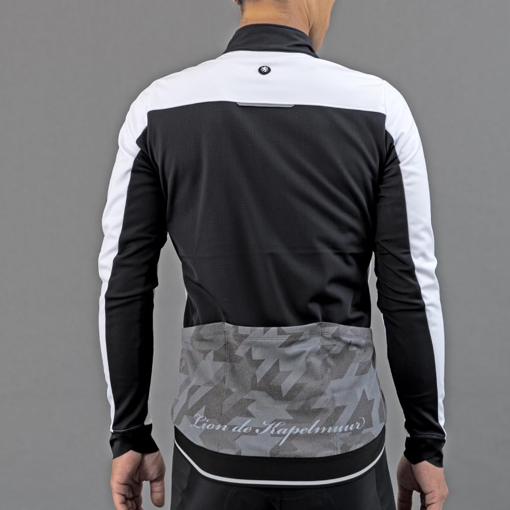 Lion De Capelmuur Cycling Crossover Windshield Windproof and with Reflective White and Size XS Jacket, Autumn/Winter Jacket, Fleece-Lined,