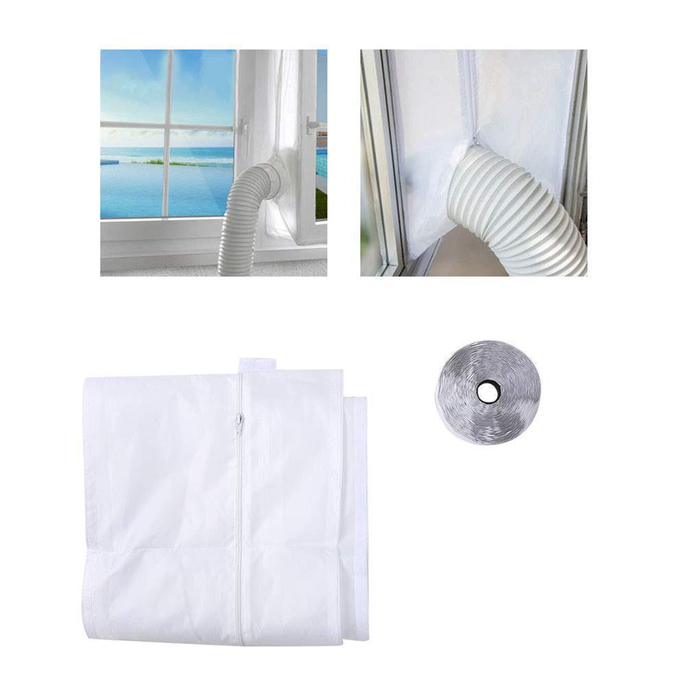 Portable AC Window Seal Kit 4M Airlock Cloth for Sliding Windows