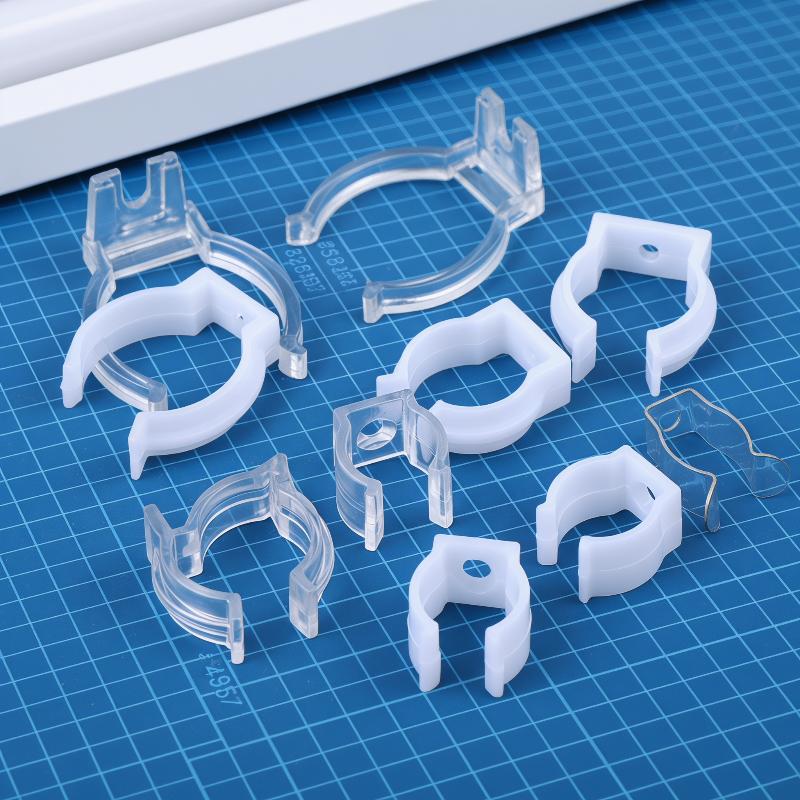 10Pcs T5 T8 LED Neon Tube Fixed Clip Plastic Buckle Connector Holder Safety Mounting for Interior Light Projects