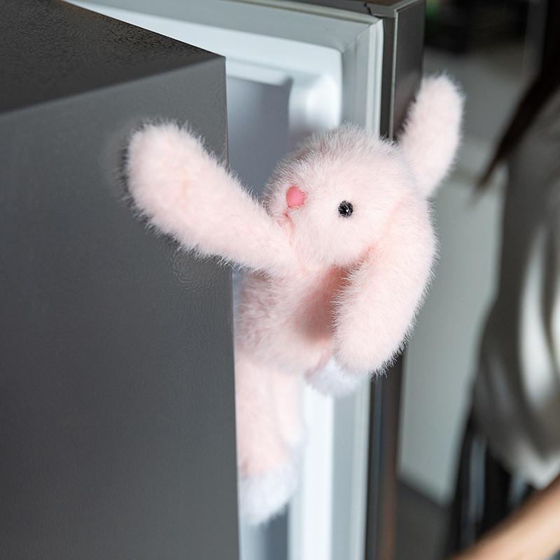 Cat Rabbit Cute Bear Magnetic Cartoon Plush Kid Toy For Desktop Decoration