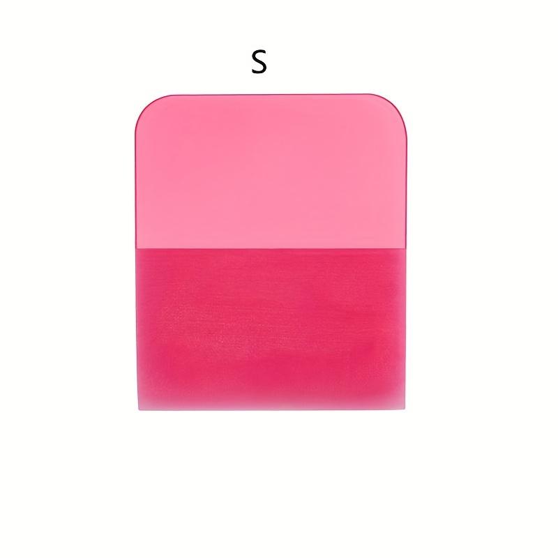 Car Film Tool, . Car Film Non-marking Scraper Glass Transparent Film Water Scraper, Car Detailing Tool Small Size розовый