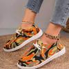 Plus Size Spring New Lace-up Camouflage Canvas Women's Flat Casual Shoes Women's Cloth Shoes