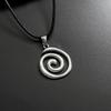 Spiral Necklace Bohemian Ethnic Swirl Pendant Vintage Mystical Jewelry for Women Daily & Casual Wear