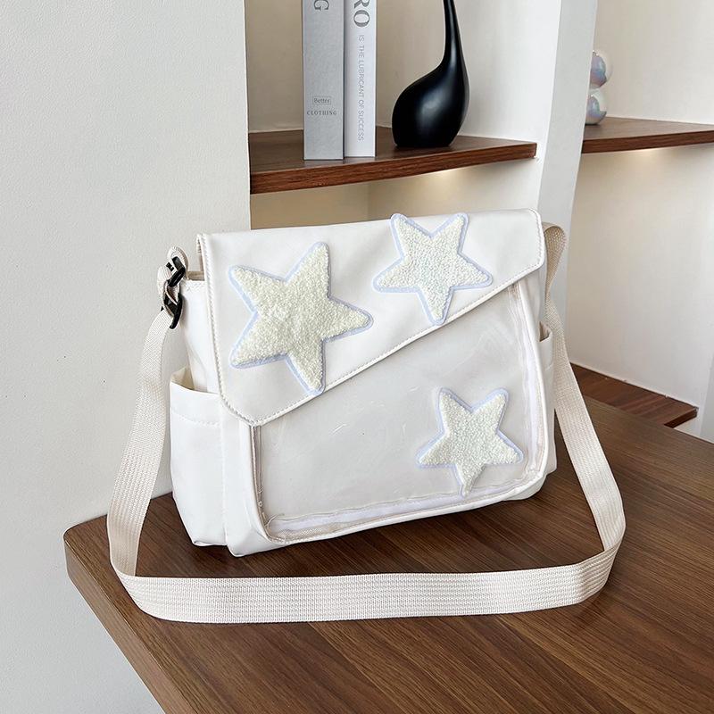 Trendy 2024 Spring Star Crossbody Bag - Korean Style Niche Women's Shoulder Bag