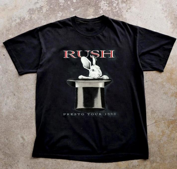 

1990 Rush Rabit Presto North America Tour Black All Size 4XL