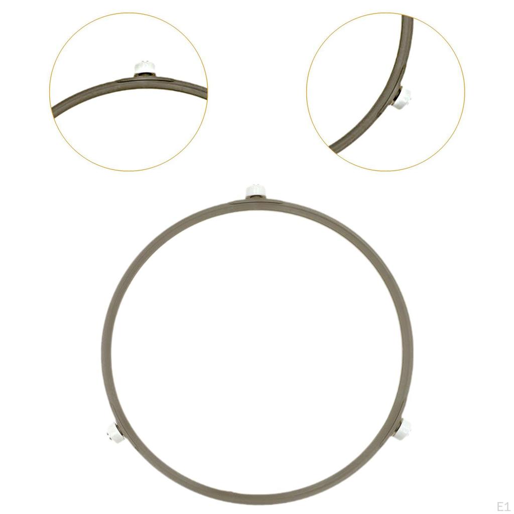 Mikrowellen Drehteller Glasplatte Tablett Träger Halter Stabil Einfach zu installieren Drehende Rolle