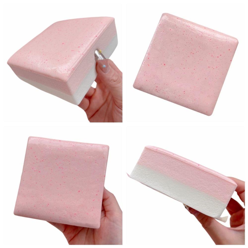 Sticky Texture Bread Squishy Toy Ultra Wet Sensory Fidget Cake Squishy Bread Cake Kids Adults