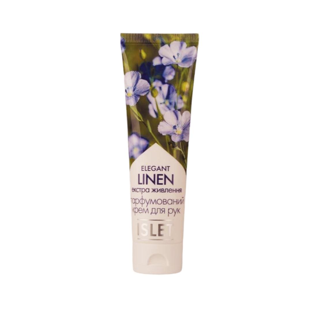 

Perfumed hand cream Intensive nutrition. Refined linen, Islet 1 pcs