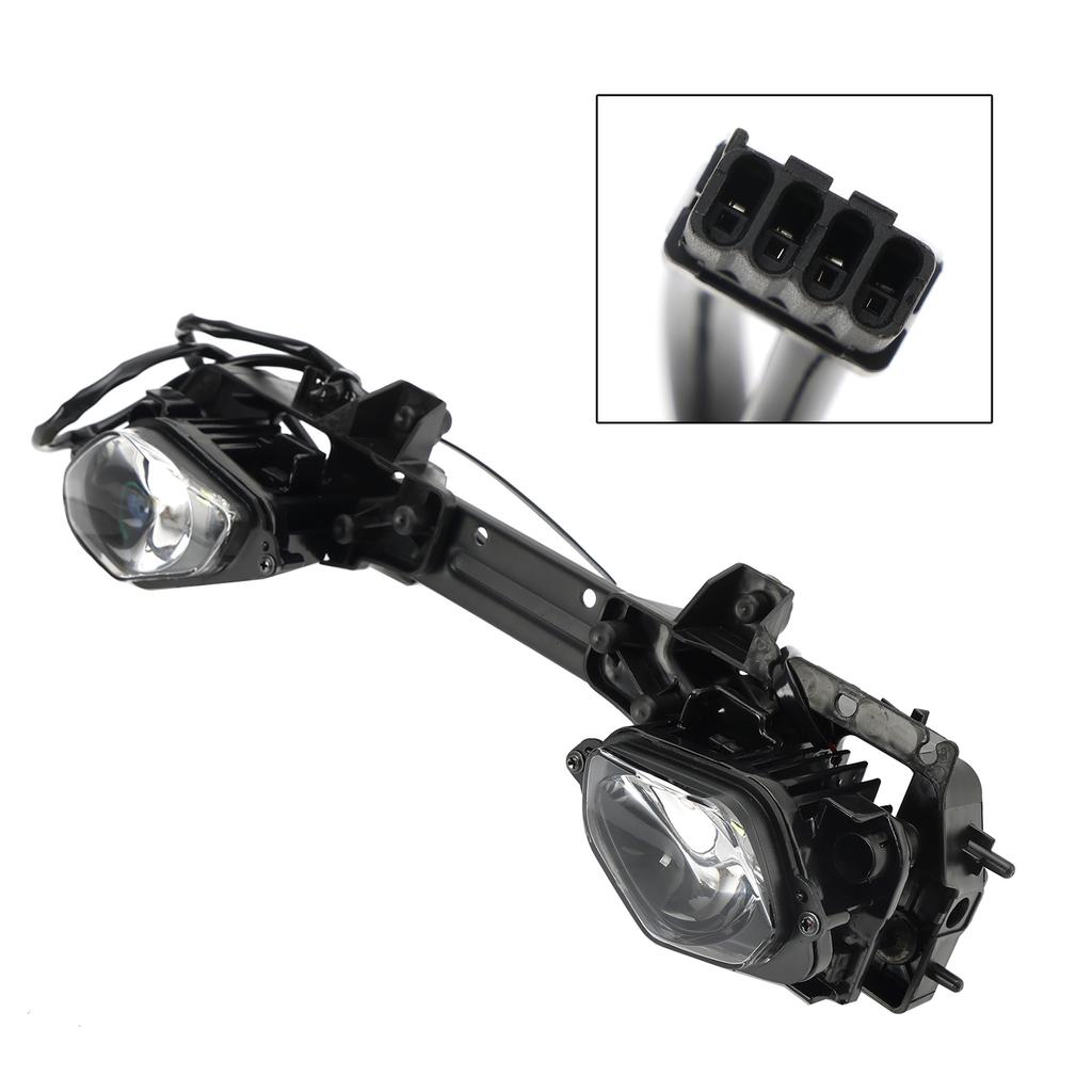 Front Headlight Grille Headlamp Led Protector Clear For Yamaha Yzf-R6 2017-2023