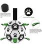 Damaly,Interactive Dog Soccer Toy with A Grip Ring, Durable Water Ball for Dogs, Dog Chasing and Playing Toy, Without Battery