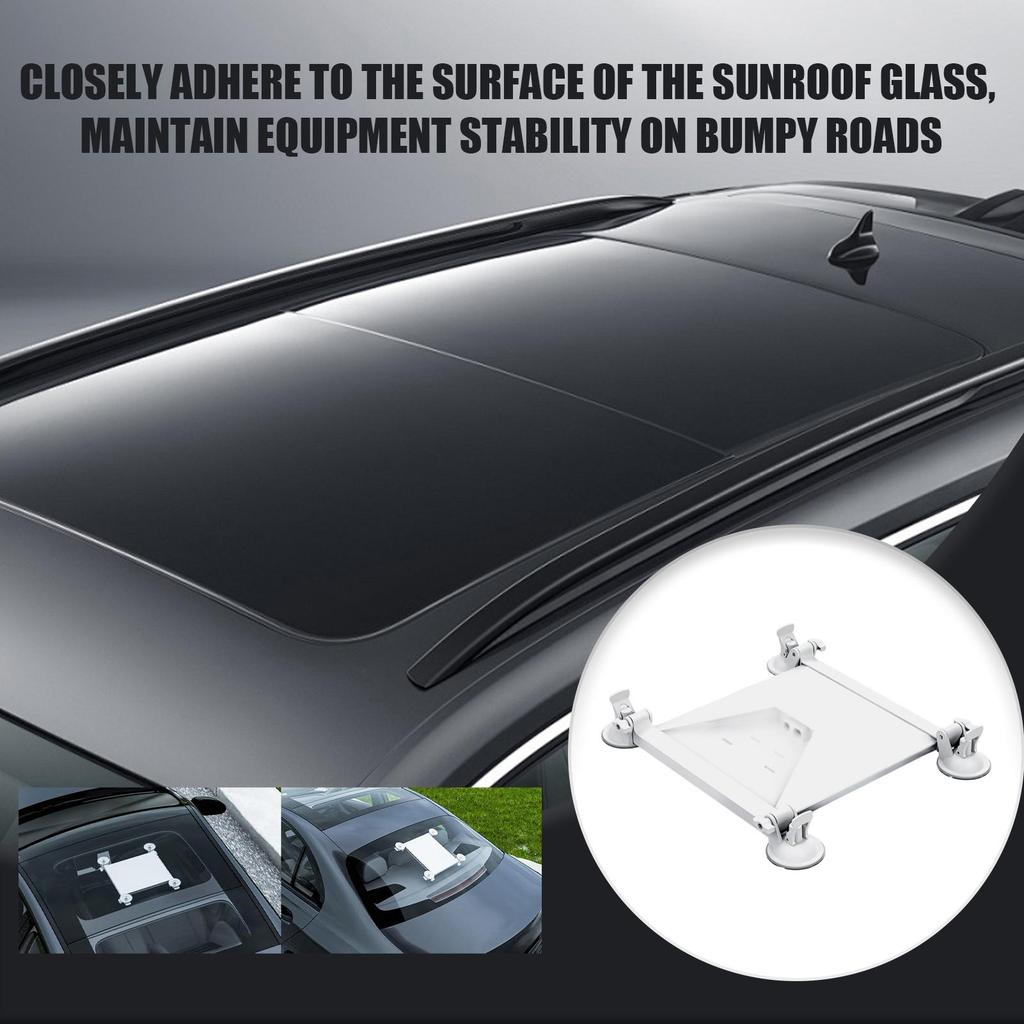 For For Starlink Mini Windshield Mount 360-Degree Adjustable Suction Cup Cradle Car Window Glass Tablet Holder For Laptop Phone