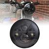 7" Off-road 4-LED Modified Motorcycle Headlight with Angel Eyes - High/Low Beam