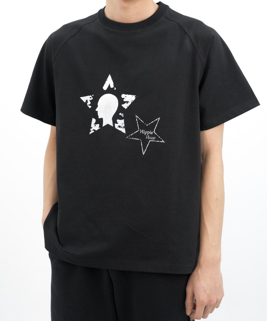 Hipihauseu Hh Star Raglan Core Essential T-Shirt