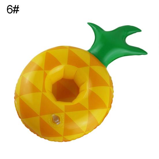 HaoYunLai Lovely Pineapple Bird Oppblåsbar Float Drikkeboks Koppholder Svømmefestrekvisitter