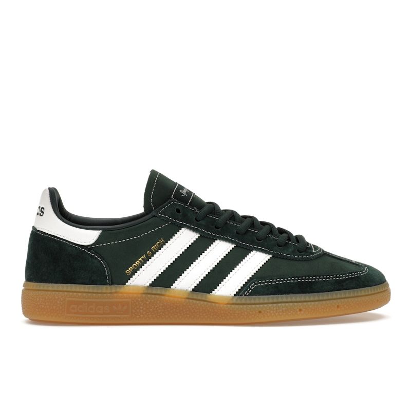 

adidas Originals x Sporty & Rich Handball Spezial Dark Green Cloud White Gum Unisex JP7067 36.5
