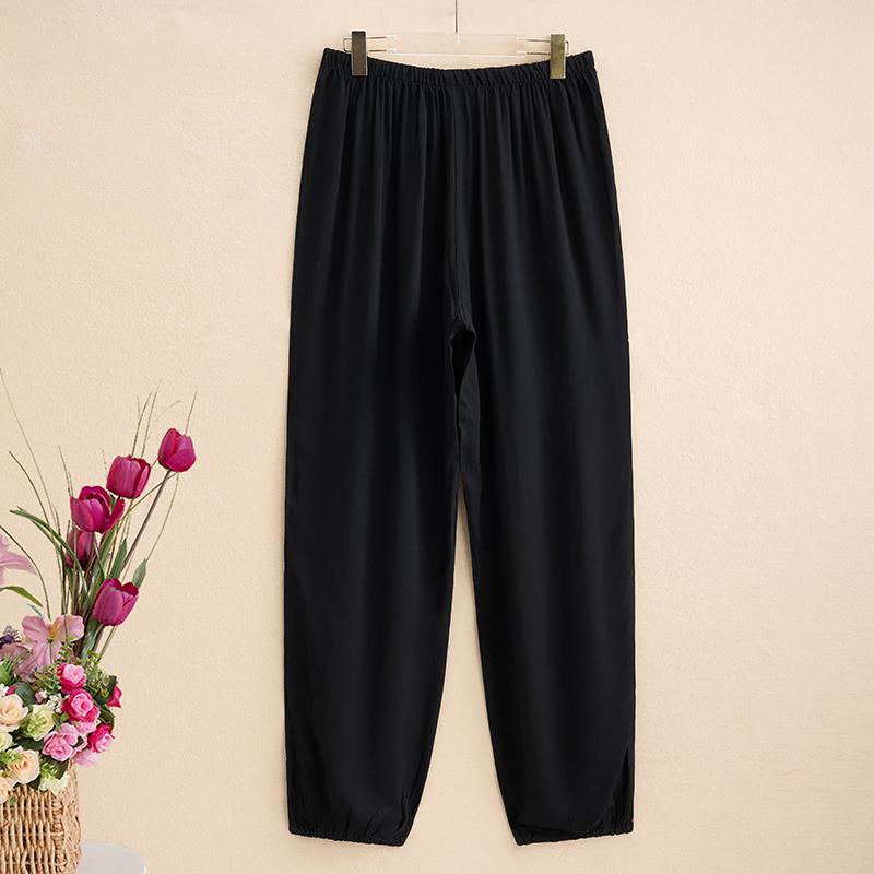 Pantaloni Harem da Donna, Vita Elastica, Larghi, Casual, a Lanterna (Taglia unica)