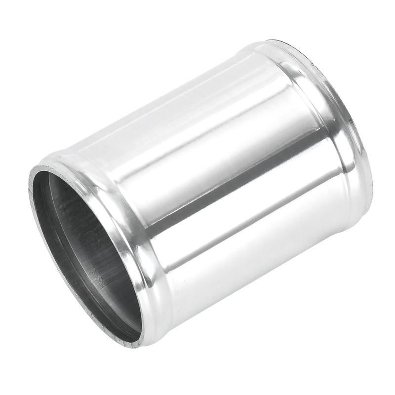 VR - Alloy Aluminum Hose Adapter Joiner Pipe Connector Silicone 63mm or 70mm or 76mm Color Silver