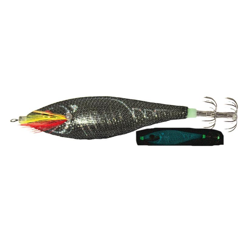 Luminous Wood Shrimp Squid Hook: Slow-Sinking Imitation Lure with Soft Bait 10CM