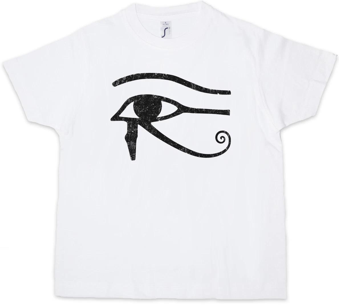 EYE OF HORUS I SIGN Kids Boys T-Shirt Anubis Ra Falcon Sun God Egypt Egyptian 100