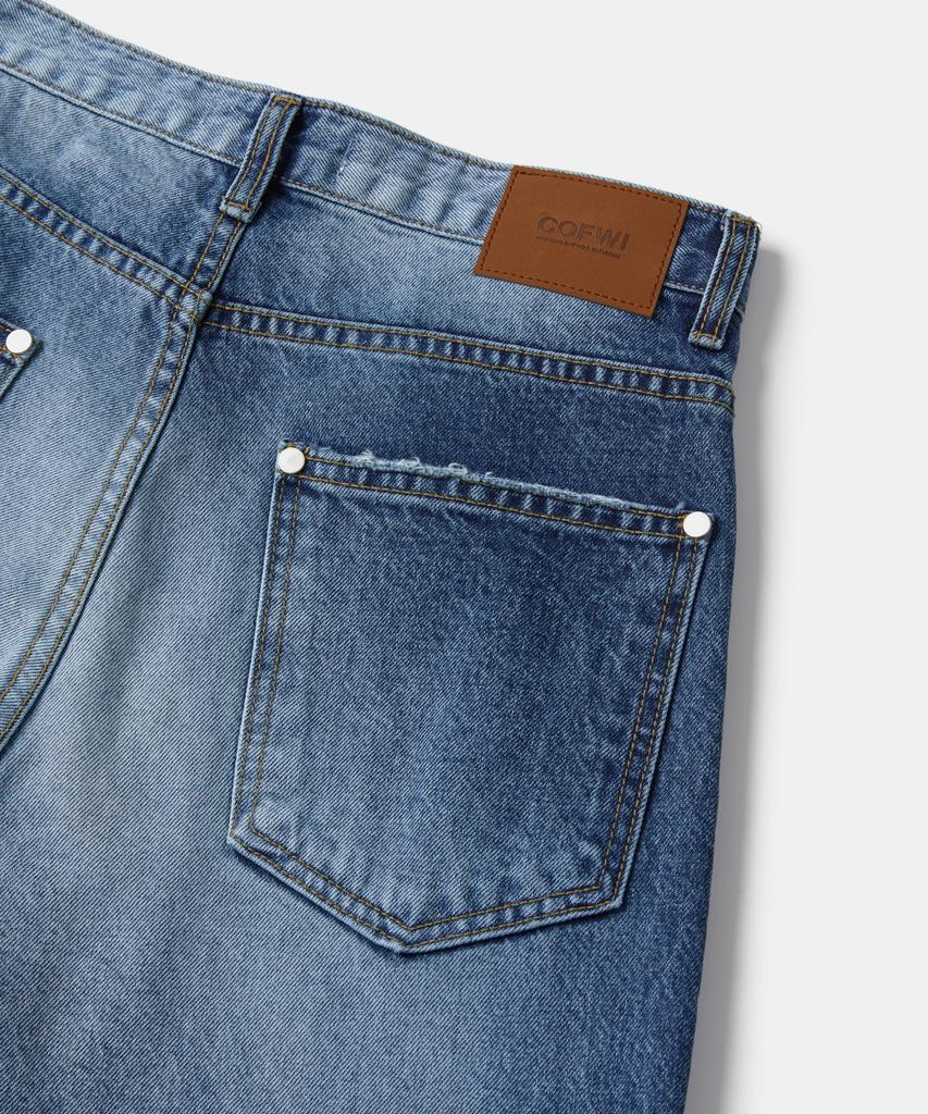 COFWI Floppy Wide Domingo Washed Denim Pants