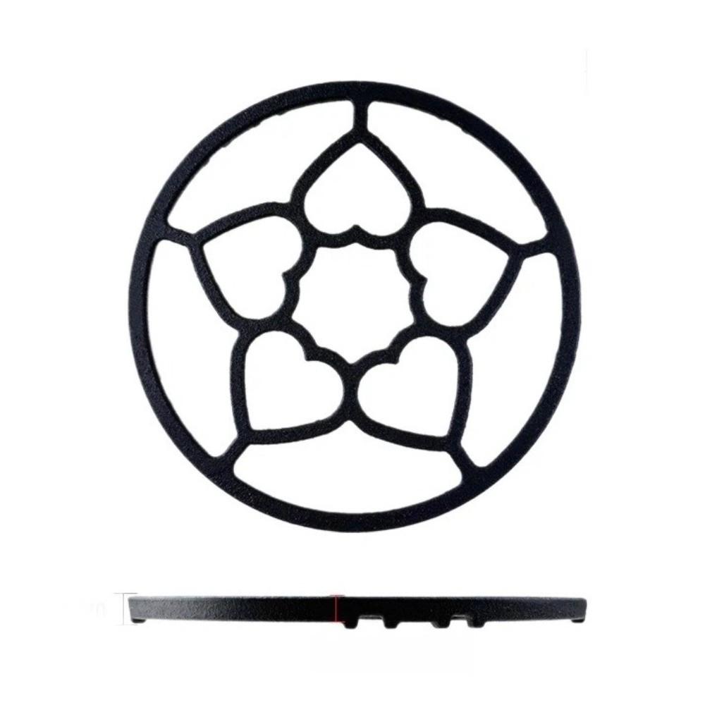 Cast Iron Gas Stove Stand Universal Fit Easy to Install Milk Pot Holder Anti-slip Design Thicken Cooktop Rack Kitchen Gadgets