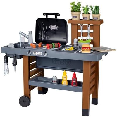 Ewolucyjna Kuchnia Zewnętrzna Smoby - Grill i Płyta Plancha - 40 Akcesoriów