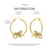 925 Sterling Silver Gold Plated Cheetah Drop Earring For Anniversary Wedding Jewelry Gifts