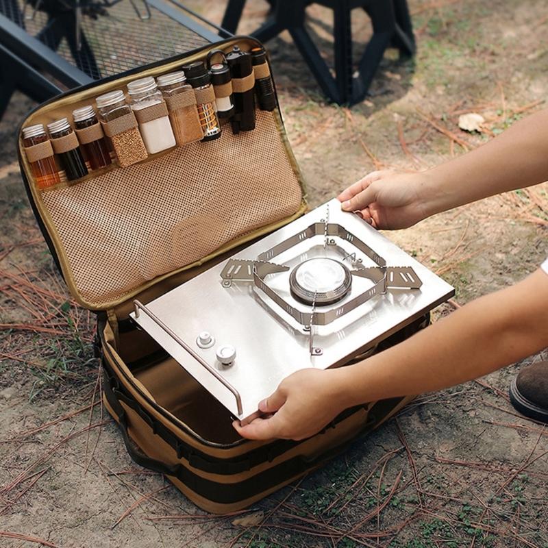 Waterproof Stove Storage Gas Tank Bag Picnic Basket Outdoor Camping Stove Bag