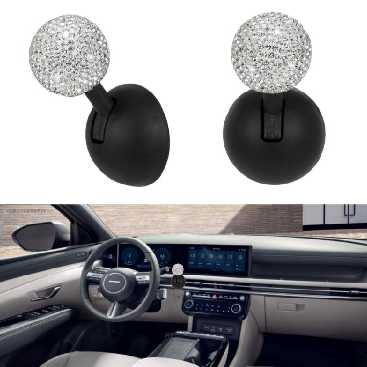 Diamonds Covered Car Push Start Button Cover Elegant Joystick Lever for Modern Vehicles Car Interior Accessory