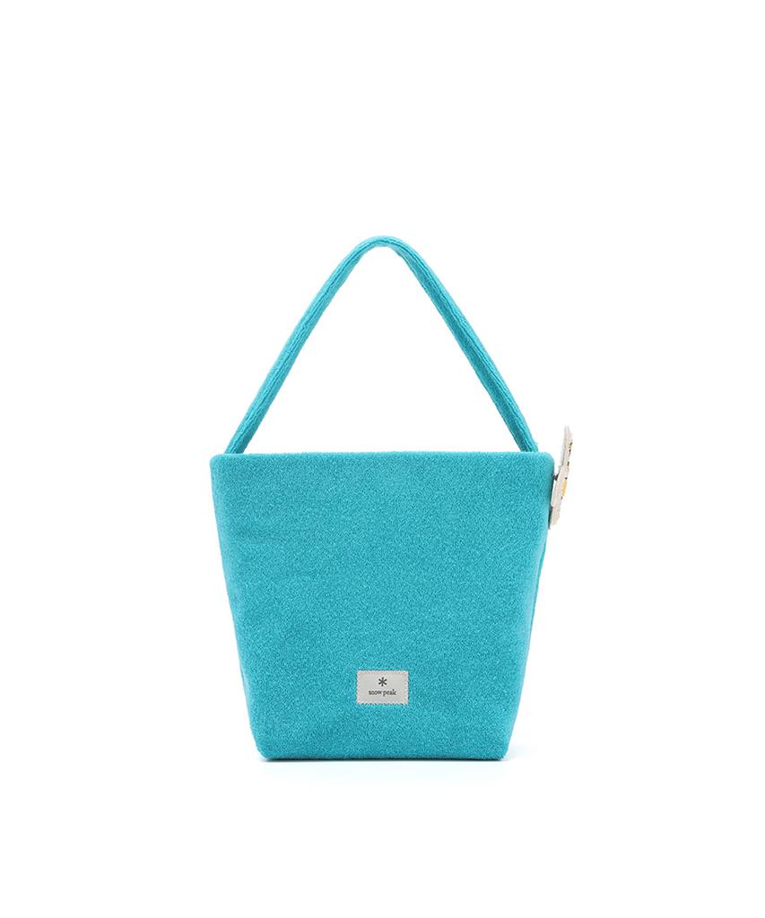 Snowpeak Apparel [Snowpeak X Hersi] Terry Mini Tote Bag (S25Mwftb79) Blue