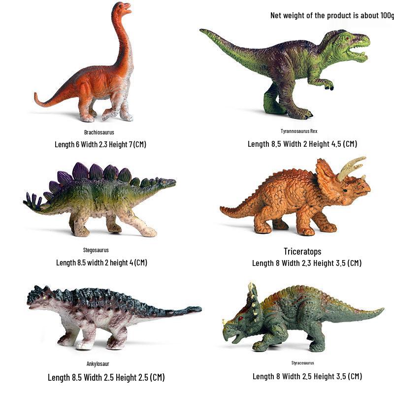 Jurassic Simulation Dinosaur Toys: Spinosaurus, Tyrannosaurus Rex, Mosasaurus