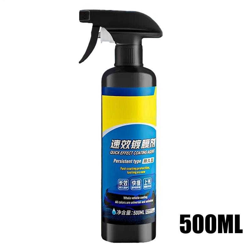 Coating Spray for Vehicles Ceramic Spray Coating for Cars 500ml Quick Effect Scratch Wax Polish Waterless Wash Oil Film Glass