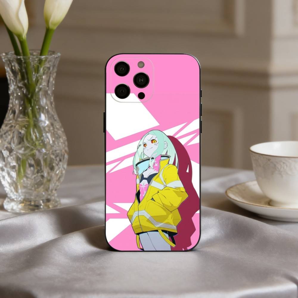 C-Cyberpunk-K R-RebeccaS Phone Case Silicone Soft For IPhone 17pro 16 15 14 13 12 11 X XR Plus Pro Max Plus iPhone14ProMax