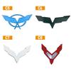 3D ABS Car Emblem For Chevrolet Corvette C5 C6 C7 C8 Rear Trunk Front Hood Sticker Replacement Badge Exterior Decoration