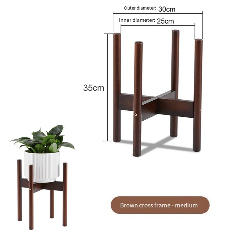 ABWR-Nordic Flower Pot Rack Floor-Standing Rack Balcony Living Room Green Radish Pot Rack