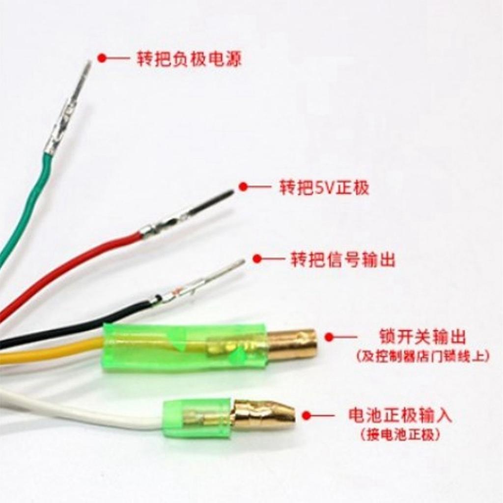 36V1000W Brush E Bike Controller and Multifunction Thumb Throttle Grip Set with Lock Electric Quantity Display