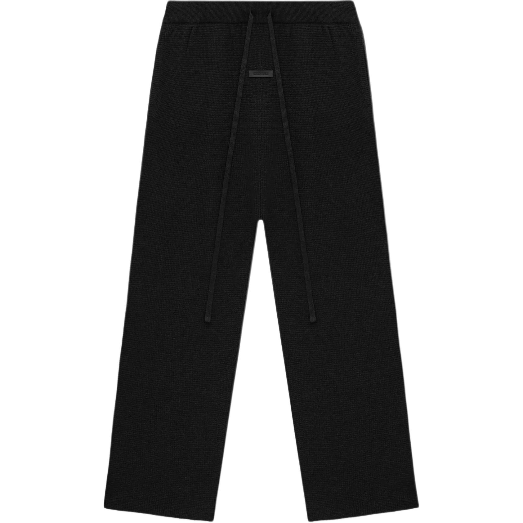 

Fear of God Essentials Waffle Relaxed Pant Black Women Bottoms 192BT247310FW XL