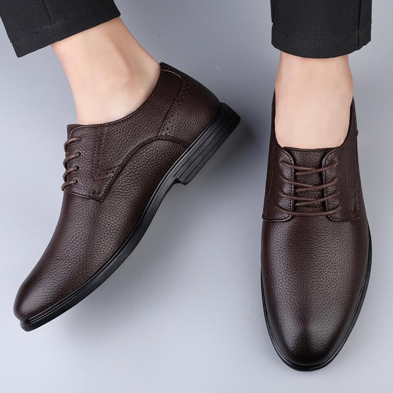 Summer Loafers Men's Business Leather Shoes Moccasin Shoes Breathable Men Casual Comfortable Shoes Men Men's Sneakers Dress Male