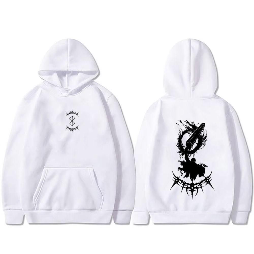Anime Berserk Guts Hoodie Harajuku Manga Skull Knight Gatsu Griffith Zodd Sweatshirt Men Women Fashion Tops