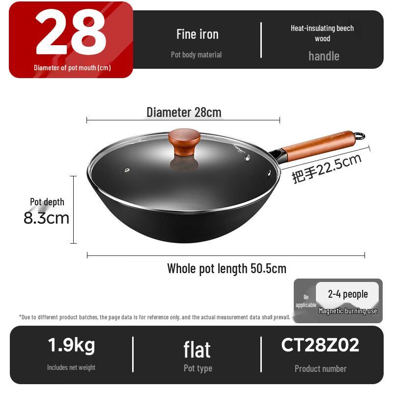 Midea Non-stick Fine Iron Wok