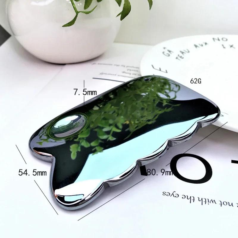 Terahertz Energy Stone Meridian Scraping Board Acupuncture Point Massager Face Eye Beauty Care Guasha Massage Tool