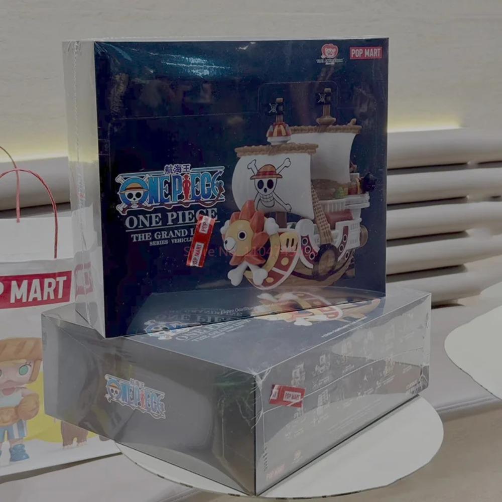 POP MART One Piece Thousand Sunny Ship Great Route Series Collectible Fashion Anime Vehicle Model For Anime Fans And Collectors