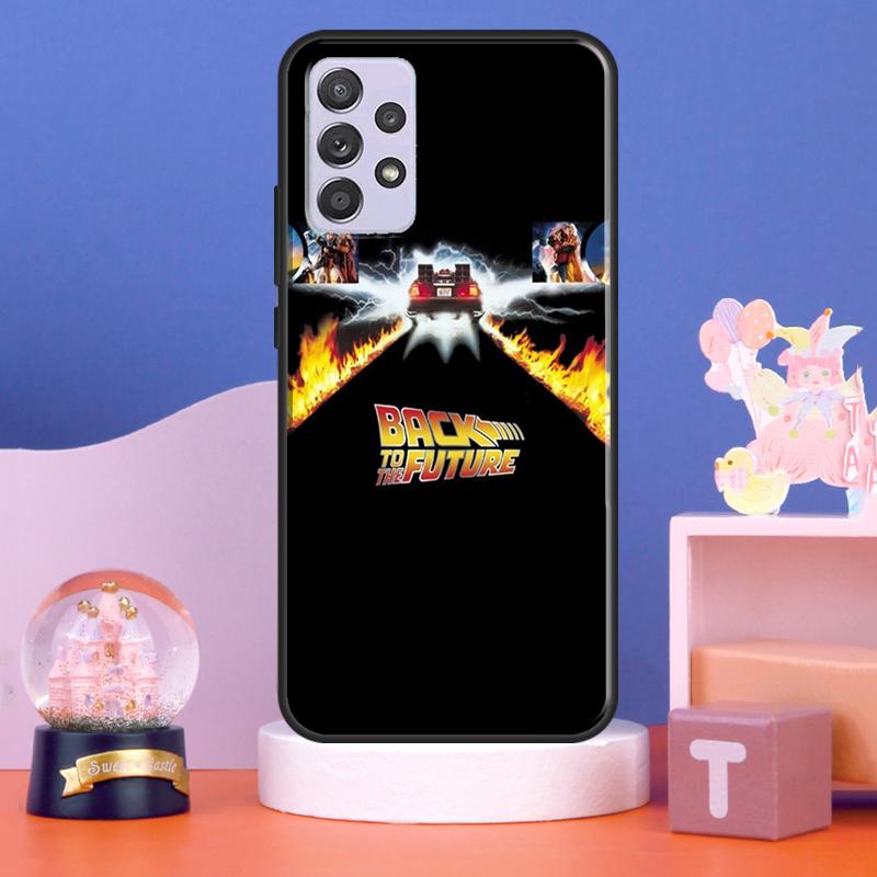 Back To the Future Car Case For Samsung Galaxy A15 A35 A55 A56 A06 A16 A26 A36 A32 A52 A13 A33 A53 A14 A34 A54 A17