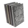 Retro Notepad A6 Notebook PU Creative Embossed Diary Handbook Korean Stationery Student School Office Writing Book 13.7x10x2cm