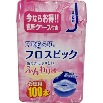 Dental Pro Fresh Floss Picks 100P Dental Floss Dental Care (interdental Cleaners) Dental Floss