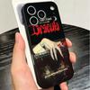 Gothic Vampire Scarlet Art Soft Phone Case for iPhone 16 16E 17 Air 15 Pro Max 14 Plus 13 Mini 11 12 7 Black Cover Back Shell