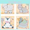 Wooden Animal Puzzle For Kids With Educational Cognitive Skills For Early Learning Toys